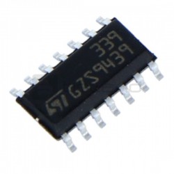 LM339DT - Low-power quad voltage comparators - SO14 Package - ST Microelectronics LM339DT - Low-power quad voltage comparators - SO14 Package - ST Microelectronics