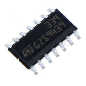 LM339DT - Low-power quad voltage comparators - SO14 Package - ST Microelectronics LM339DT - Low-power quad voltage comparators - SO14 Package - ST Microelectronics