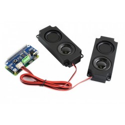Waveshare WM8960 Hi-Fi Sound Card HAT for Raspberry Pi, Stereo CODEC, Play/Record Waveshare WM8960 Hi-Fi Sound Card HAT for Raspberry Pi, Stereo CODEC, Play/Record