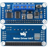 TB6612FNG + PCA9685 Motor Driver Hat for Raspberry Pi, I2C Interface