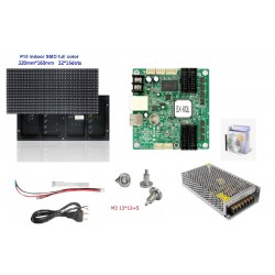 P10 Indoor Full Color LED Display Do It Yourself (DIY) Starter Kit - 64*16
