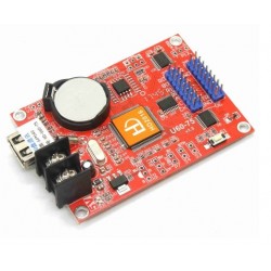 HD-U60-75 - 7 Color Asynchronous LED Display Controller Card - 2x HUB75 - 640(W)*64(H)