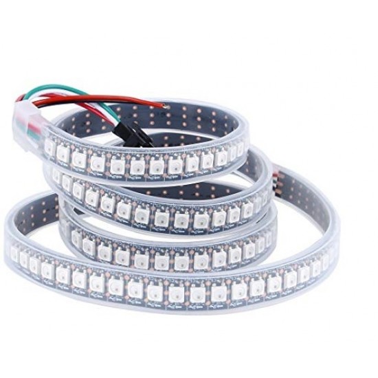 Neopixel WS2812B Addressable RGB LED Strip - 5V - 30/60/144 LEDs / meter - Inbuilt chip  - IP30/ IP65/IP67