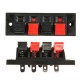 4 Way Spring Loaded Terminal Connector - Push Type Wire Terminal