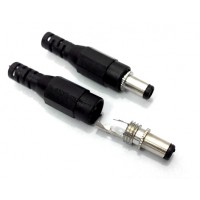 DC Power Connector - DC Jack -  Male - 2.1mm Inner Dia - 5.5mm Outer Dia