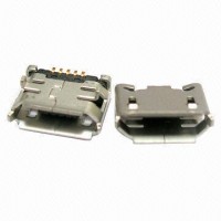 Micro USB Connector -Type B - Female - 5 Pin - Smartphone USB connector - 1A