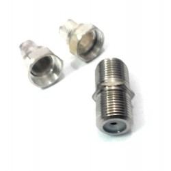 Two Way Jointer for RG6 coaxial cable - Female F/F - Jointer Set of 3