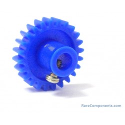 Plastic Spur/Pinion Gear Small - Blue - 6mm Circular Shaft - GB-1