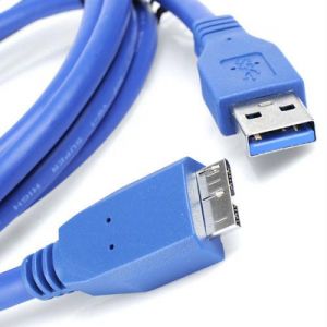USB 3.0 Cable - 1.5 Meter - Male Type A to 10 Pin Micro B - Blue Color USB 3.0 Cable - 1.5 Meter - Male Type A to 10 Pin Micro B - Blue Color