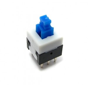 Push to Lock Switch - On/Off - 8x8 mm Push to Lock Switch - On/Off - 8x8 mm