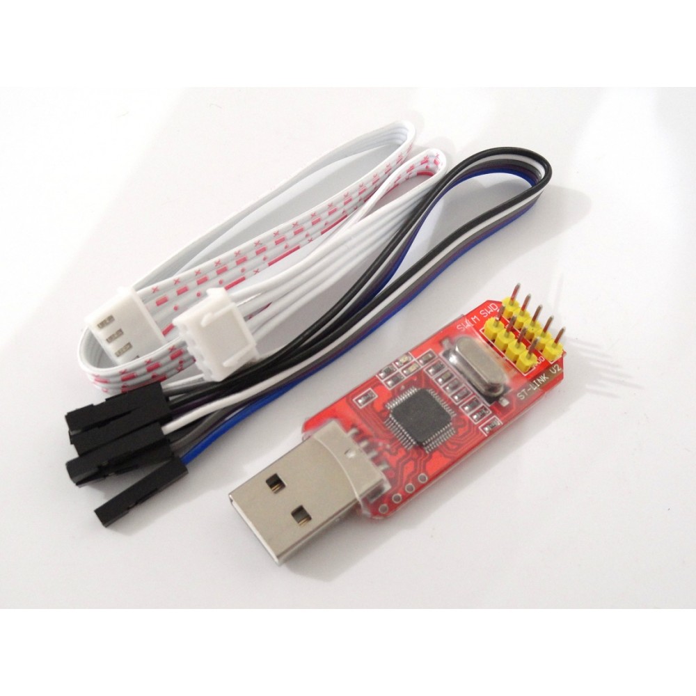 Buy Mini ST-Link V2 - STM8 - STM32 Programmer/ Debugger Online At ...