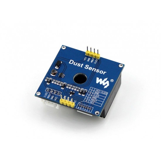 GP2Y1010AU0F Based Dust Sensor Module - Air Quality Sensor - Embbeded Voltage Booster