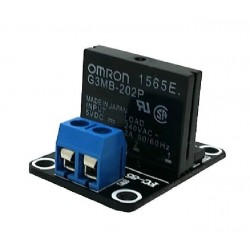 Solid state relay module - OMRON G3MB-202P - 5V - Low Level Triggered 