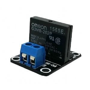 Solid state relay module - OMRON G3MB-202P - 5V - Low Level Triggered Solid state relay module - OMRON G3MB-202P - 5V - Low Level Triggered