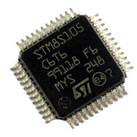 STM8S105C6T6 - 8-bit MCU  - 32K Flash - 2K RAM - ADC - TQFP48 - ST