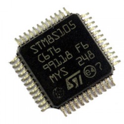 STM8S105C6T6 - 8-bit MCU - 32K Flash - 2K RAM - ADC - TQFP48 - ST STM8S105C6T6 - 8-bit MCU - 32K Flash - 2K RAM - ADC - TQFP48 - ST