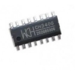 CH340G - USB to Serial TTL - RS232 converter IC - SOIC16
