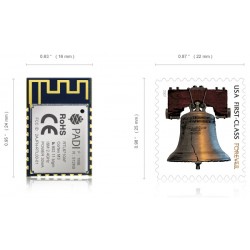 PADI IoT Stamp - Realtek RTL8710AF WiFi Module - PINE64