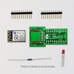 Breadboard adaptor for PADI IoT Stamp