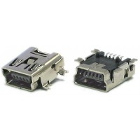 Mini-B USB connector -  5P - SMD