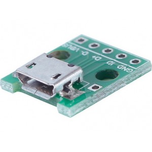5 Pin Micro USB Connector Breakout Board 5 Pin Micro USB Connector Breakout Board