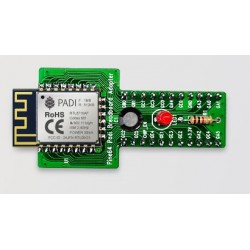 PADI IoT Stamp - RTL8710 WiFi SoC - Assembled with Breadboard adapter