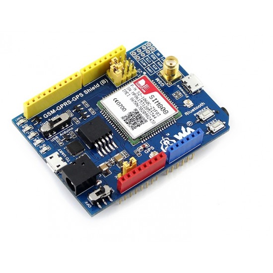 SIM808 - GSM / GPRS/ GPS / Bluetooth All in one Arduino Shield 