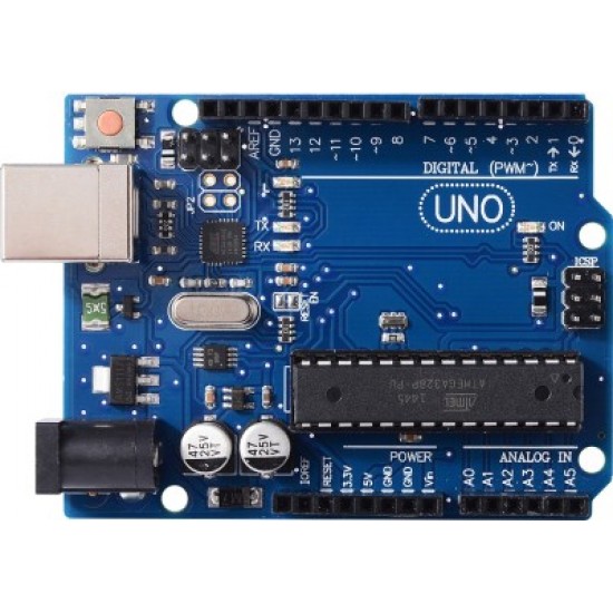 Arduino UNO R3 Clone - ATmega328P + ATMega16U2 - Without Cable