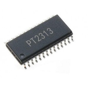 PT2313 - 4 Channel - Digitally Controlled Audio Processor IC - 28 Pin SOIC PT2313 - 4 Channel - Digitally Controlled Audio Processor IC - 28 Pin SOIC