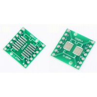 SOP14 - SSOP14 - TSSOP14 to DIP14 Adapter - 0.65mm/1.27mm to 2.54mm Pitch Converter