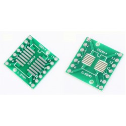 SOP14 - SSOP14 - TSSOP14 to DIP14 Adapter - 0.65mm/1.27mm to 2.54mm Pitch Converter