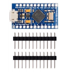 Pro Micro Clone - ATmega32U4 - 5V/16MHz - Micro USB - Arduino Development Board Pro Micro Clone - ATmega32U4 - 5V/16MHz - Micro USB - Arduino Development Board