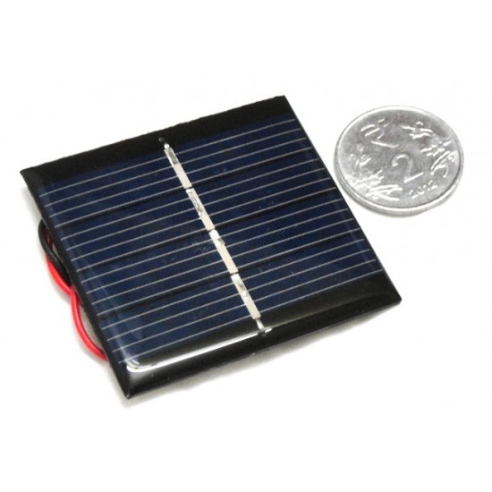 Mini Solar Panel , 2V, 150mA, 4.8 cm (L) x 5.4 cm (W)