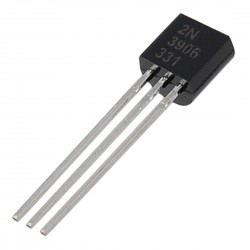 2N3906 - Transistor,45V, 200mA, PNP, TO-92 2N3906 - Transistor,45V, 200mA, PNP, TO-92