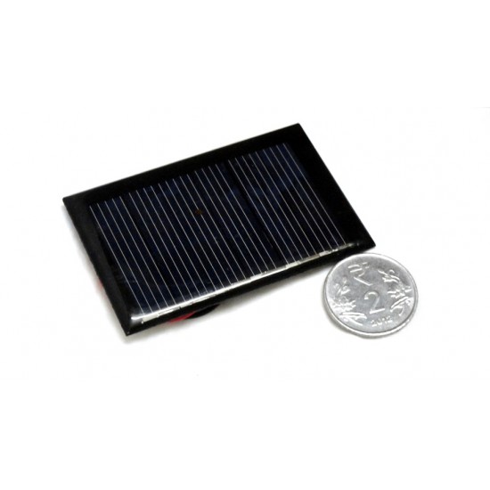 Mini Solar Panel , 3V, 150mA, 6 cm (L) x 6 cm (W) x 0.25 cm (t)