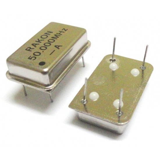 50 MHz - TTL/HCMOS Crystal Clock Oscilllator - 14 Pin DIP