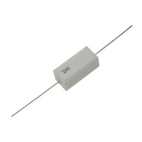 2.2 OHM, 5 Watt Cermet Wire Wound Resistor - 10% - Axial Lead - Pack of 5