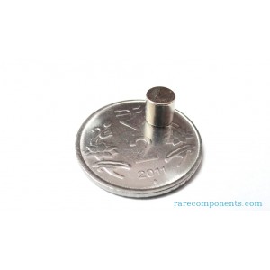 Neodymium Magnet 6mm Dia x 6mm Thick, N35 Grade, 1.2 Kg Pull