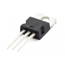 L7805CV-DG, +5V, 1A Regulator, TO220-3L, ST Micro