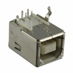 USB Connector B -Type PCB mount Female, Right Angle, Receptacle
