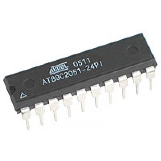 AT89C2051-24PU, 8051 Core, 2KB Flash, 15 GPIO, DIP20 