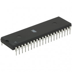 ATMega1284-PU, MegaAVR, 128 KB Flash, 40-PDIP