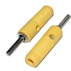 4mm Banana Plug  - 30A - YELLOW - BTP-4