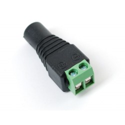 Female DC Power adapter - 2.1mm jack to screw terminal block Female DC Power adapter - 2.1mm jack to screw terminal block