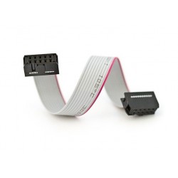 10 Pin Flat Ribbon Cable - with Female Connectors at both ends - 12"