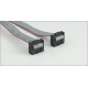 10 Pin Flat Ribbon Cable - with Female Connectors at both ends - 12"
