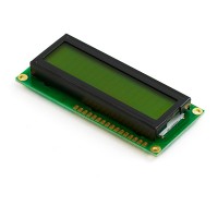 16x2 Alphanumeric LCD - Green Background 