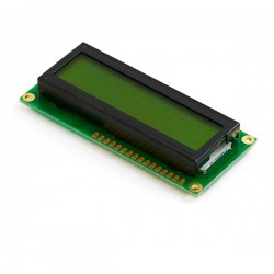 16x2 Alphanumeric LCD - Y/G Background 