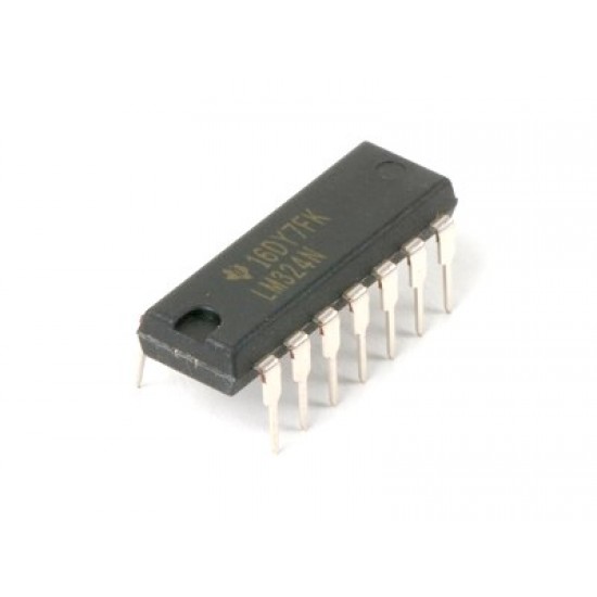 LM324N, Quad Operational Amplifiers, 14-PDIP, Texas Instruments