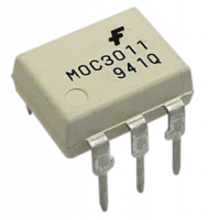 MOC3011 - 6 Pin DIP - Optoisolator - TRIAC Driver Output - Fairchild Semi